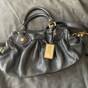 Marc by Marc Jacobs Classic Q-baby Groovee Black Satchel Bag